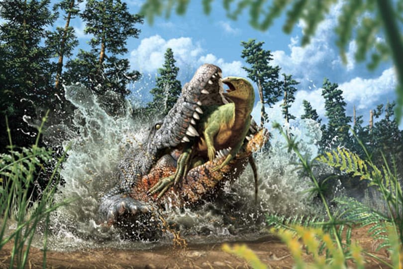 Kiástak egy dinoszauruszevő krokodilt