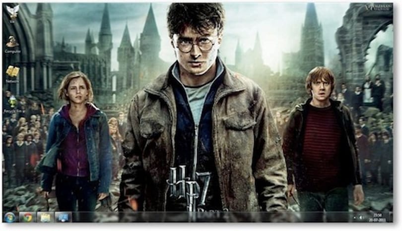 Harry Potter – The Deathly Hallows Part 2 téma Windows 7-hez