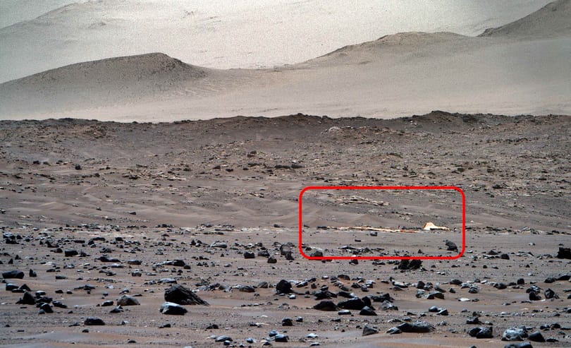 Érdekes felfedezést tett egy internetező a NASA marsjárójának új fényképén