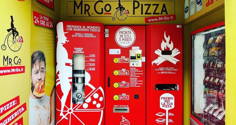Kis utcai horror Rómában: itt a pizzaautomata