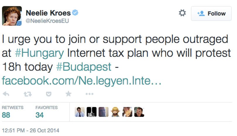 Élesen bírálták az internetadót Brüsszelben