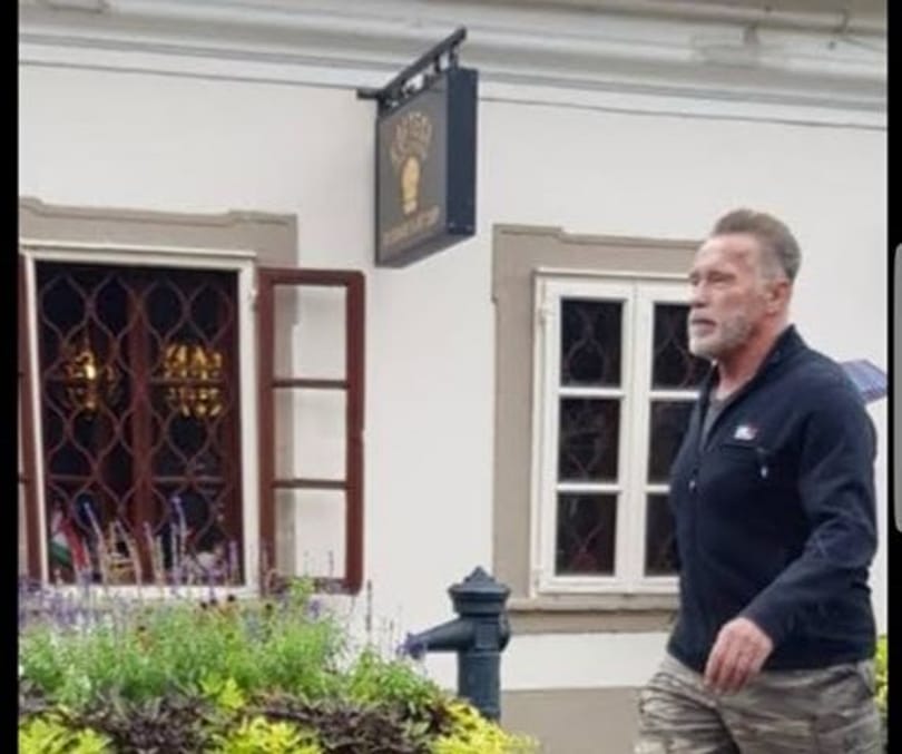Most Szentendrén tűnt fel Arnold Schwarzenegger