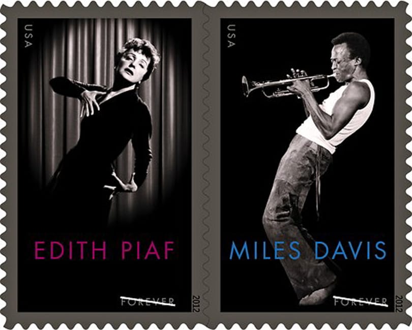 Bélyegre került Edith Piaf és Miles Davis