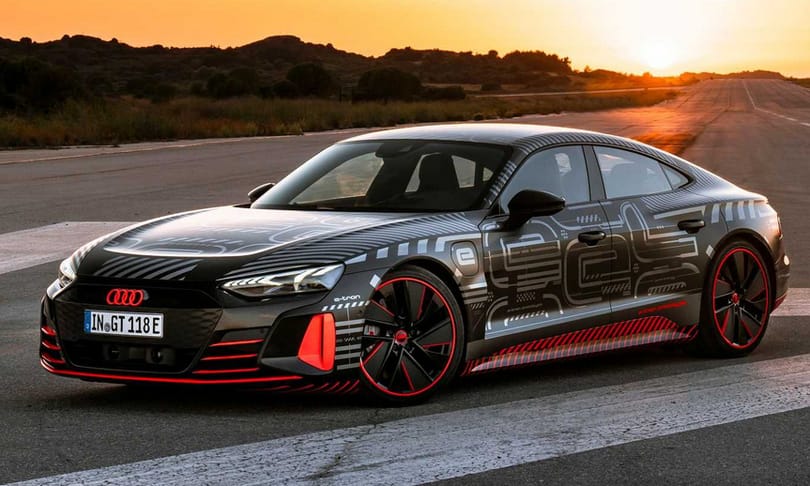 A valaha készült legerősebb széria Audi, íme az RS e-tron GT villanyautó