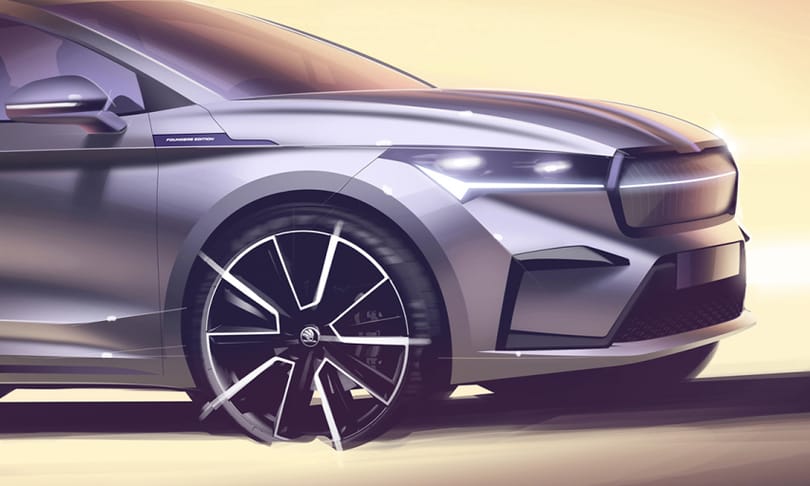 Íme, a Skoda elektromos kupé szabadidő-autója