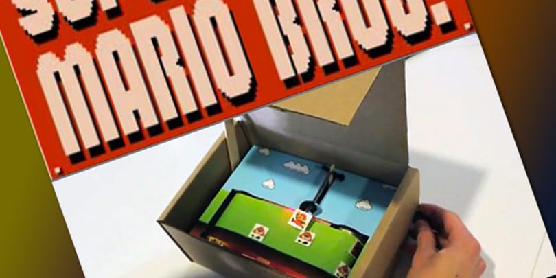 Super Mario számítógép nélkül, cipősdobozból [videó]