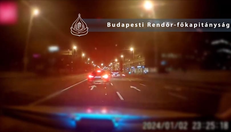 Drága volt a gázfröccs a BMW sofőrjének a Váci úti éjszakában - videó