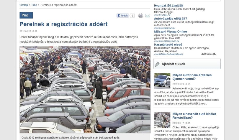 Perelnek és nyernek az autósok