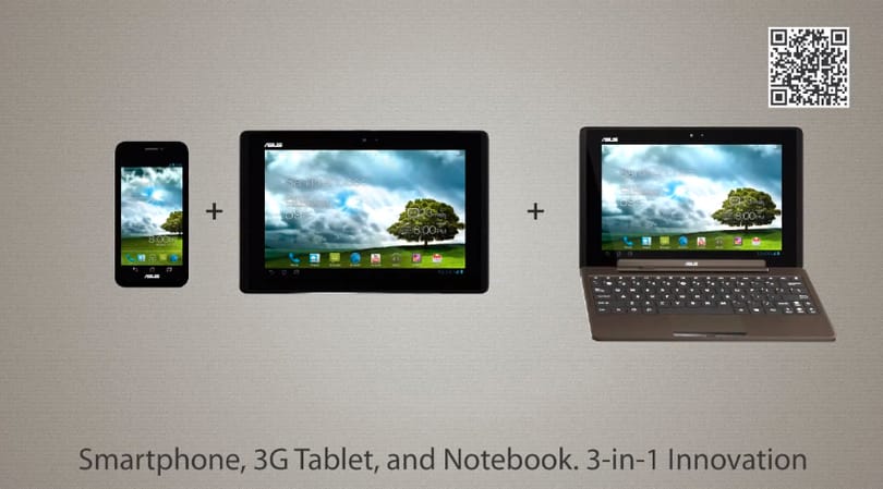 Itt a hivatalos Asus Padfone videó: mobil, tábla és netbook egyben [videó]