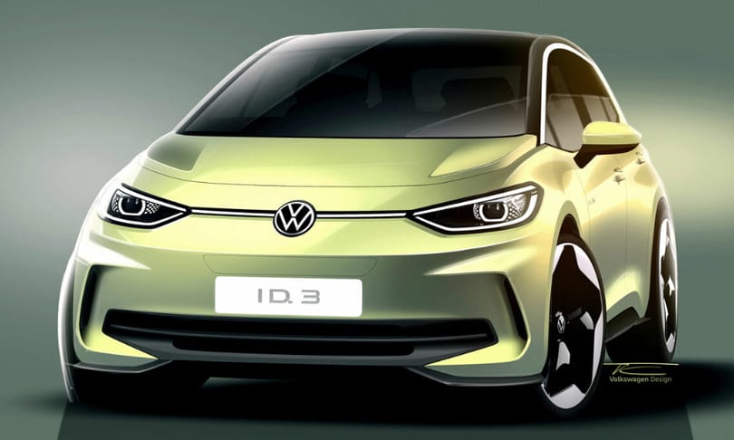 Megújul a VW villanyautója, íme a felfrissített ID.3