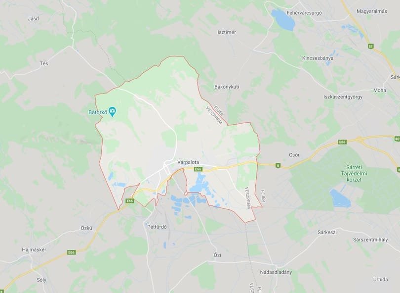 Bombákat találtak Várpalotánál