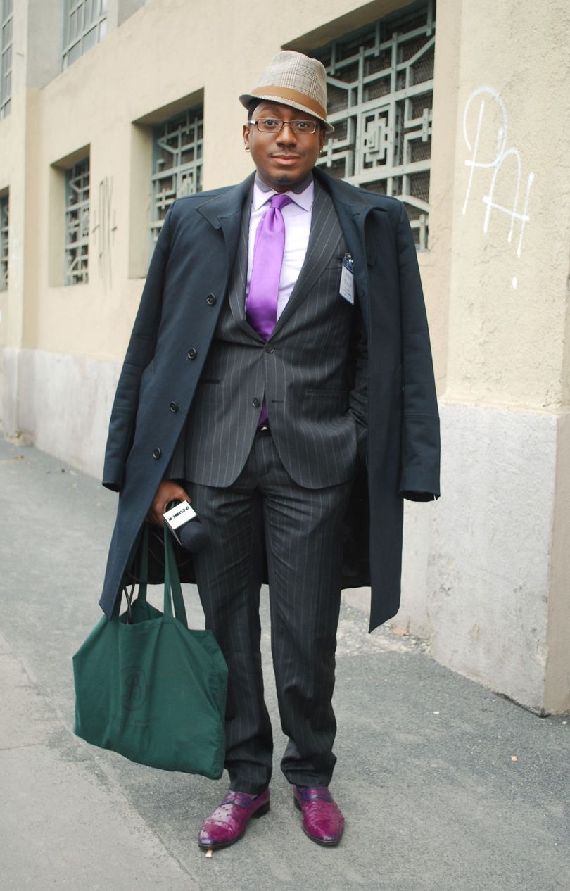 Street fashion - A dandy öltözete télen