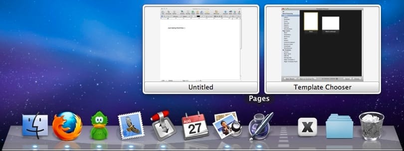 Windows 7 stílusú előkép a Dockhoz OS X-re