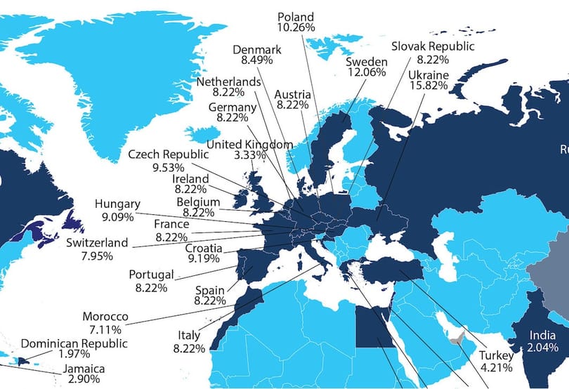 Magyarország bekerült a top 10-be az amerikaiaknál – térkép