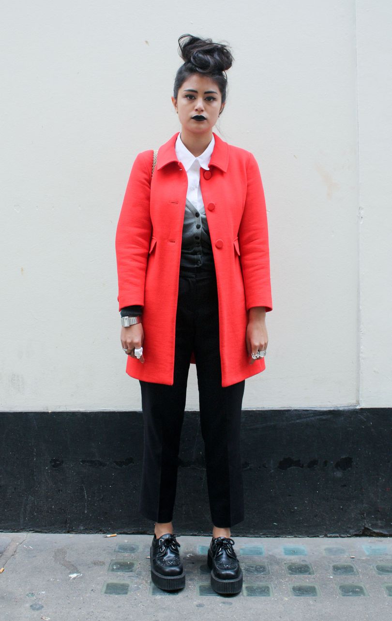 Street fashion: Ünnepi díszben az utcán is