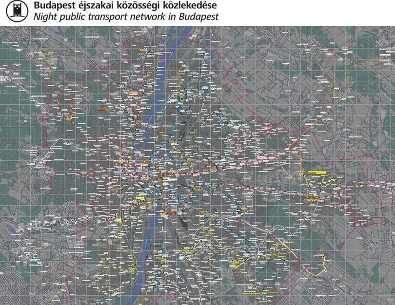 Becsípve talán még el lehet igazodni a BKK új éjjeli térképén, de részegen már nem