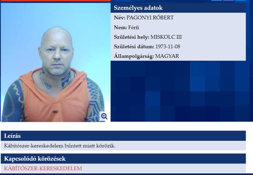 A többszörös magyar bajnok asztaliteniszező is felkerült a rendőrség körözési listájára