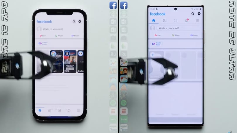 Videó: Összemérték az iPhone 12 Pro sebességét a Samsung Galaxy Note20 Ultráéval, a különbség látványos