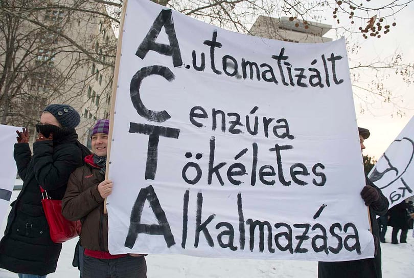 Elutasította az Európai Parlament az ACTA-t
