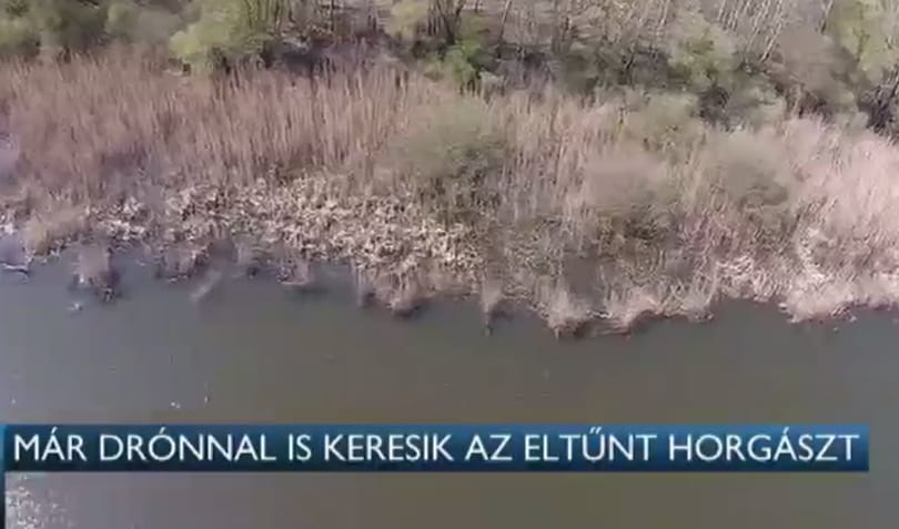 Drónnal keresnek egy eltűnt embert Baranya megyében (videó)