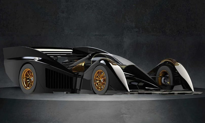 Egy ülés és két turbó a Batmobil kinézetű legújabb hiperautóban