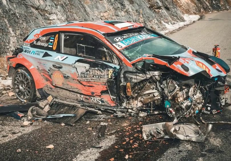180 km/h-s tempónál esett óriásit a ralivilágbajnok – videó