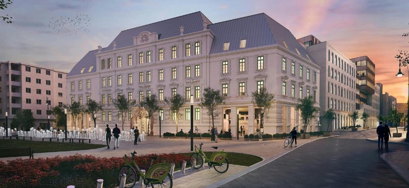 Készülnek a hotelnyitásra a Bem téren az átépített Radetzky-laktanyában