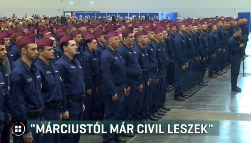 „Márciustól civil leszek” – fizetési értesítőjükkel üzennek a rendőrök