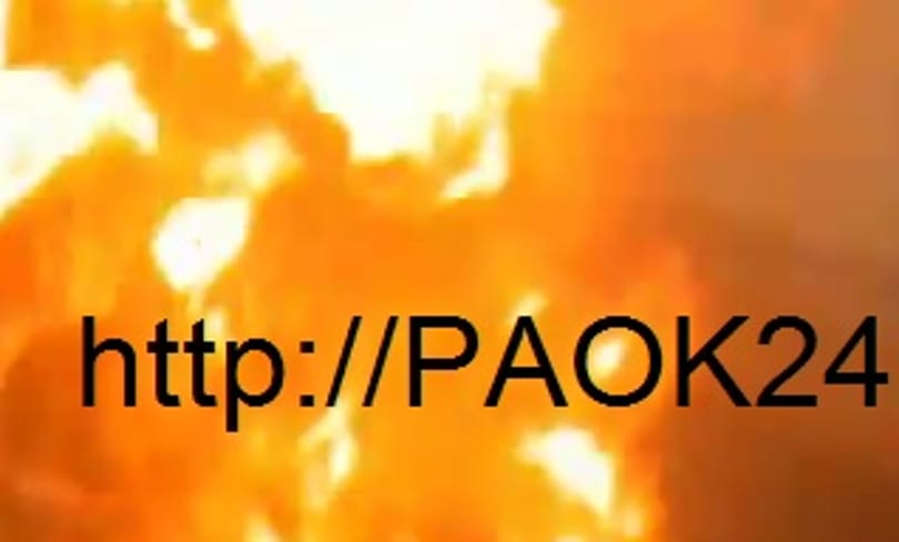 Videó: felgyújtották a PAOK szurkolóinak buszát Zágrábban