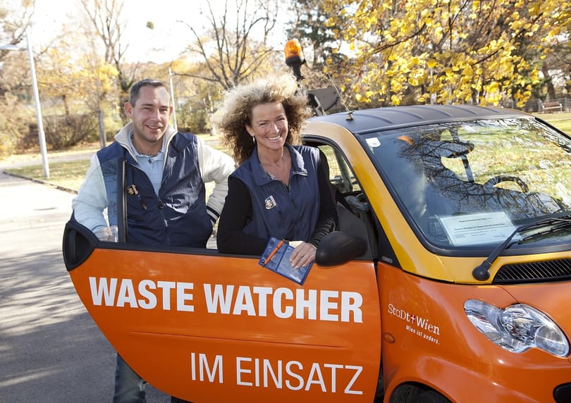 Drasztikusan büntet a szemétrendőrség Bécsben