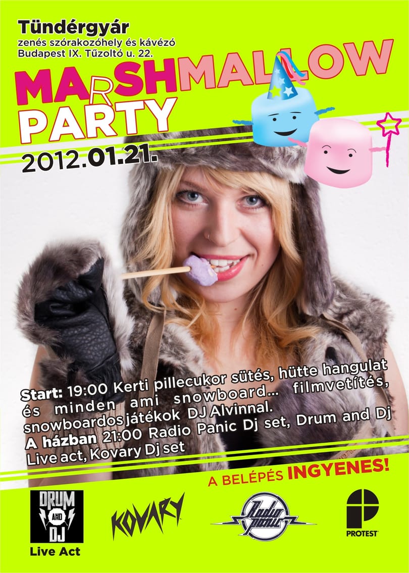 MArSHMALLOW PARTY a Tündérgyárban
