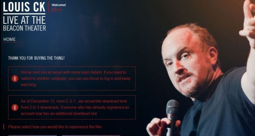 Louis Szekely megmutatja a filmkiadóknak