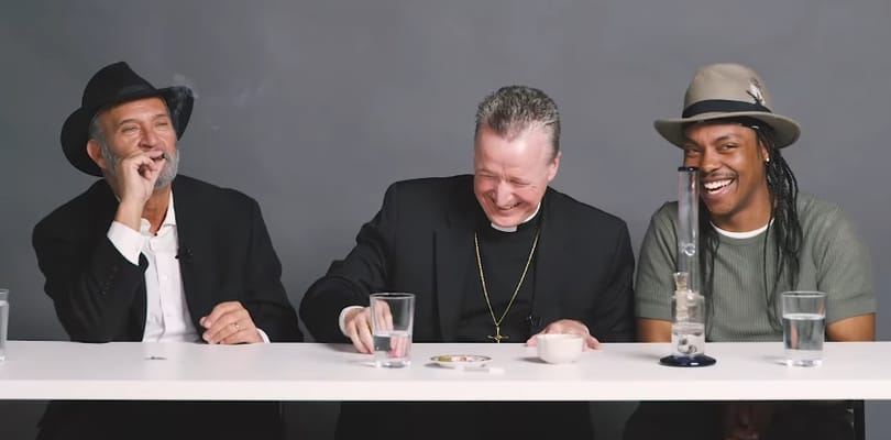 Videó: egy rabbi, egy pap és egy ateista szívott egy kis füvet, és megbeszélték az élet nagy dolgait