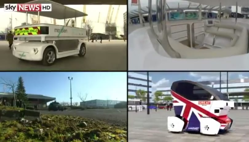 Videó: Már tesztelik a vezető nélküli autókat Nagy-Britanniában