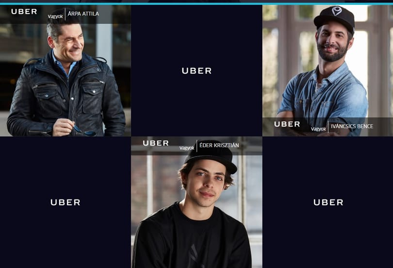 Árpa Attilával és fekete reklámmal kampányol az Uber
