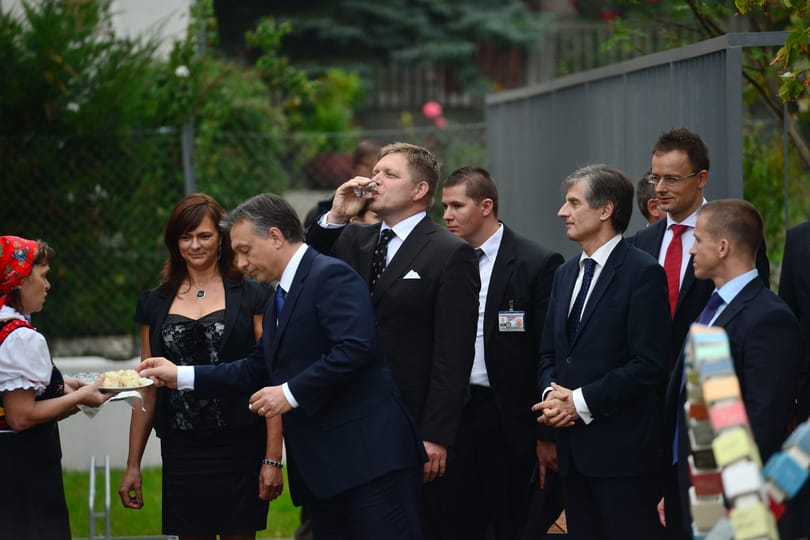 Fotó: így pálinkázott Orbán Ficóval