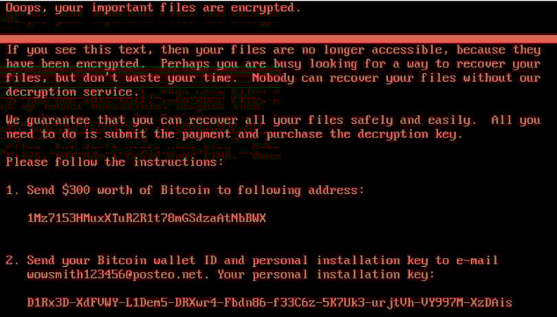 Újra betört Ukrajnába a Petya zsarolóvírus, de állítólag megfogták