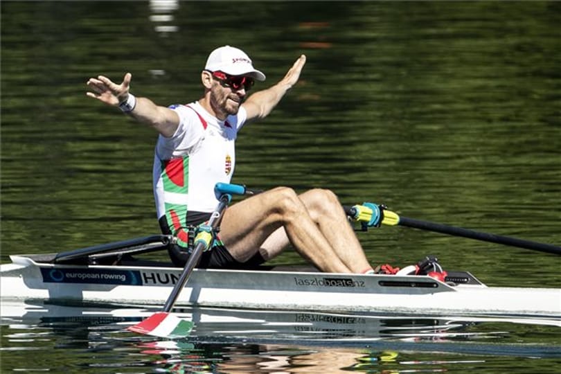 Galambos Péter aranyérmet nyert a luzerni evezős Eb-n