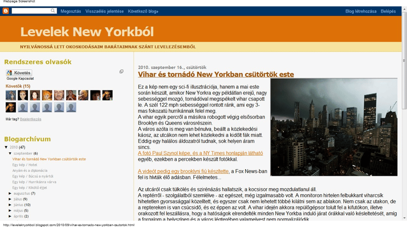 Hatalmas vihar tombolt New Yorkban