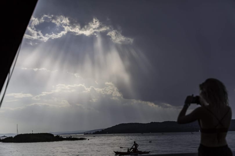 Ugyanolyan meleg a Balaton, mint a levegő