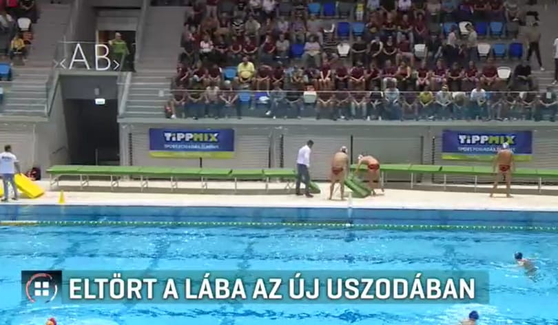 Leszakadt az ötmilliárd forintos kaposvári uszoda állványa