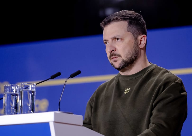 Zelenszkij: Orosz terroristák robbantották fel a gátat