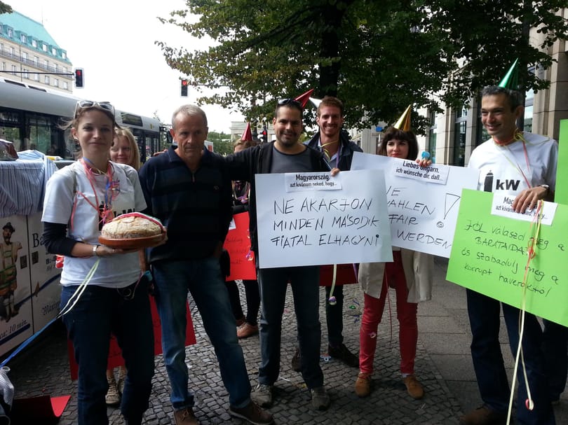 Berlinben is tüntetnek a magyarok vasárnap
