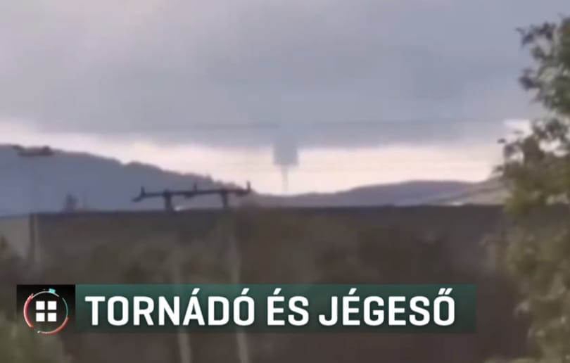 Tornádót videóztak Sárospatak határában
