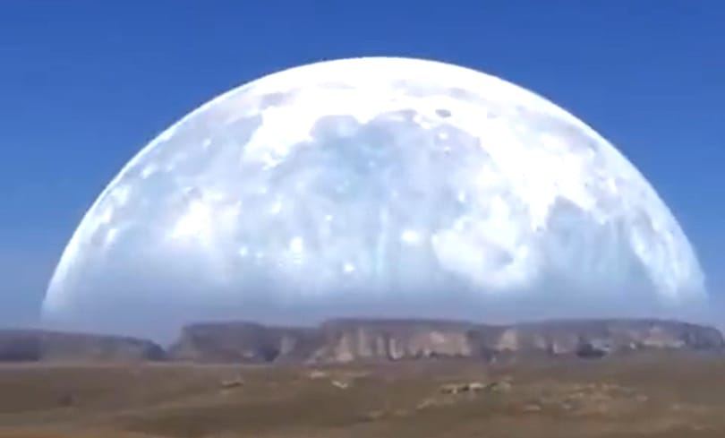 Lenyűgöző videó készült a Holdról, kár, hogy hatalmas átverés