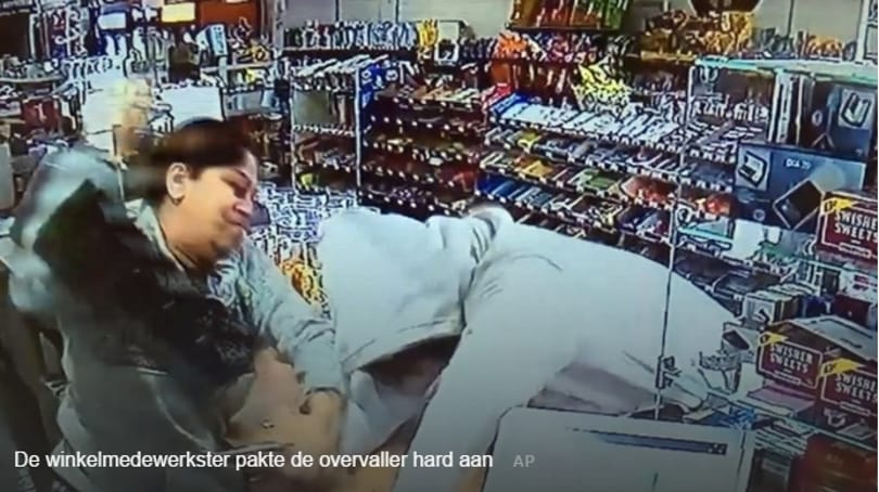 Így intézett el egy pancser rablót egy vagány amerikai pénztárosnő – videó