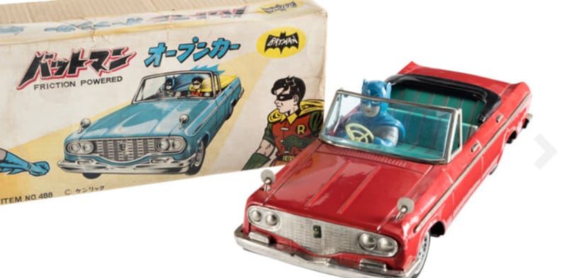 Ötvenhárom millió forintot ért meg valakinek egy Batman és Robin-kisautó