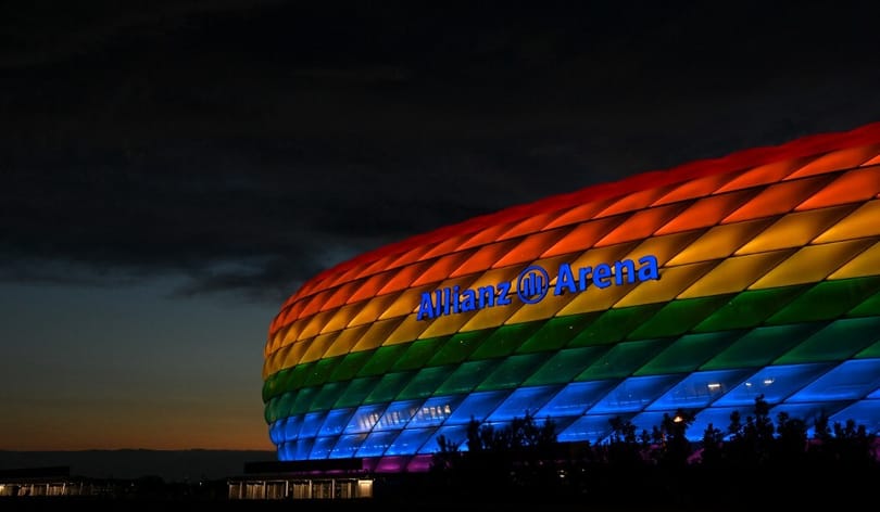 Szivárványszínű kivilágítást kap a müncheni stadion, a foci-Eb egyik helyszíne