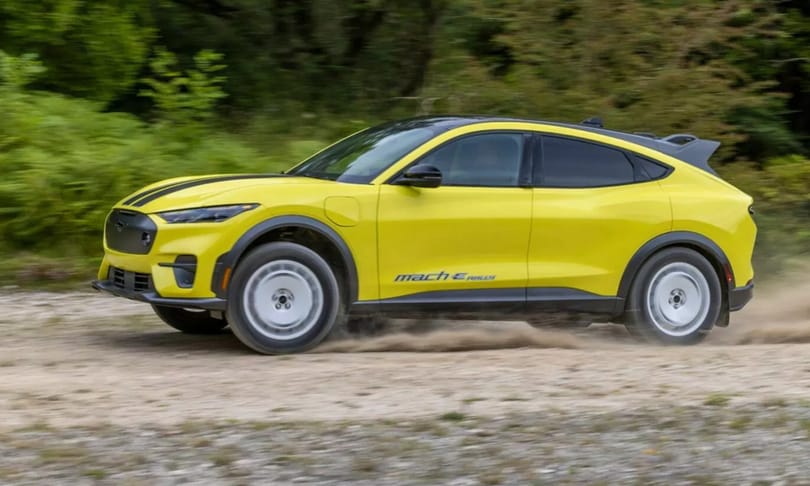 Elektromos raliautót a népnek: itt a 487 lovas Mustang Mach-E Rally