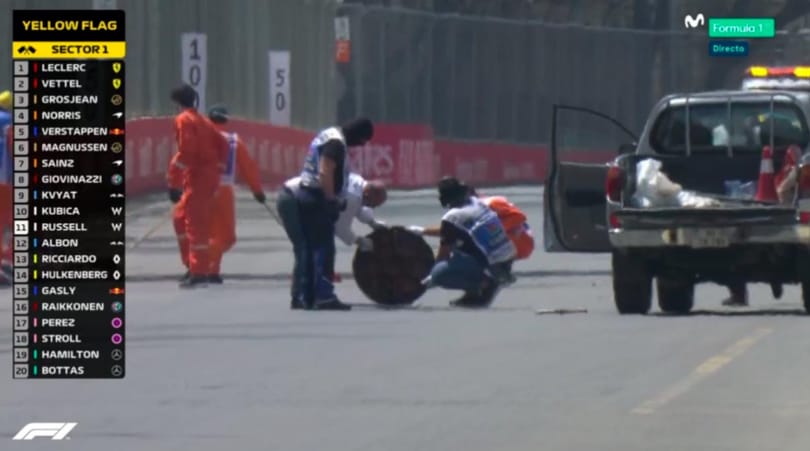 Elképesztő baki miatt lefújták a bakui F1-es szabadedzést – videó